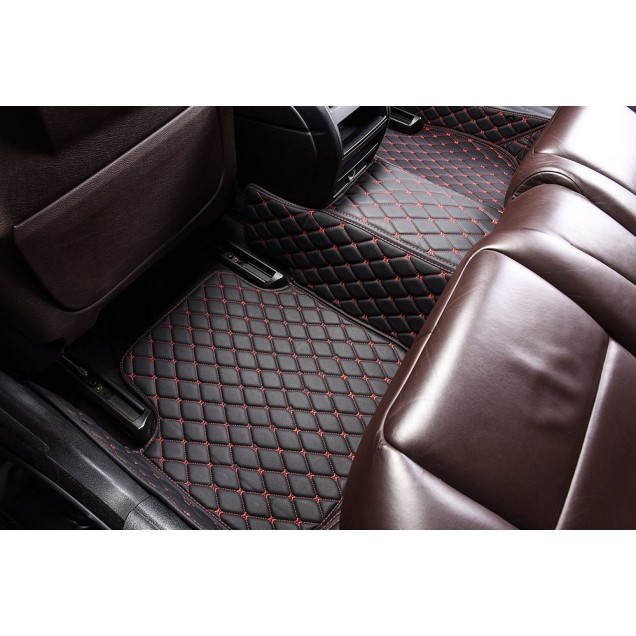 Audi E-Tron Luxury Leather Diamond Stitching Car Mats