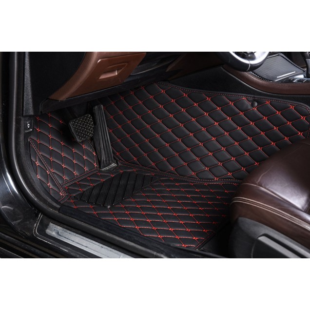 Audi Q3 Luxury Leather Diamond Stitching Car Mats