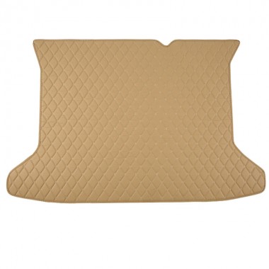 Beige Luxury Leather Diamond Trunk Base Mats UK